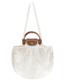 Longchamp Le Pliage Filet L Mesh Bag – Ecru vip time amman jordan